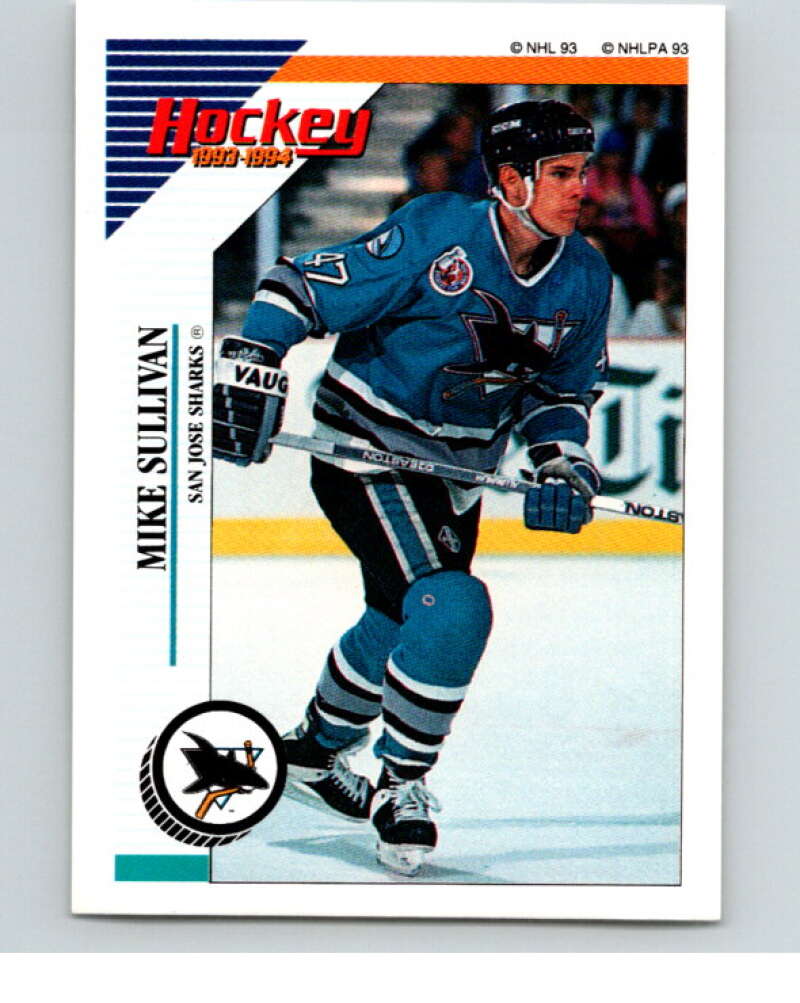 1993-94 Panini Stickers Hockey  #262 Mike Sullivan  San Jose Sharks  V83925 Image 1