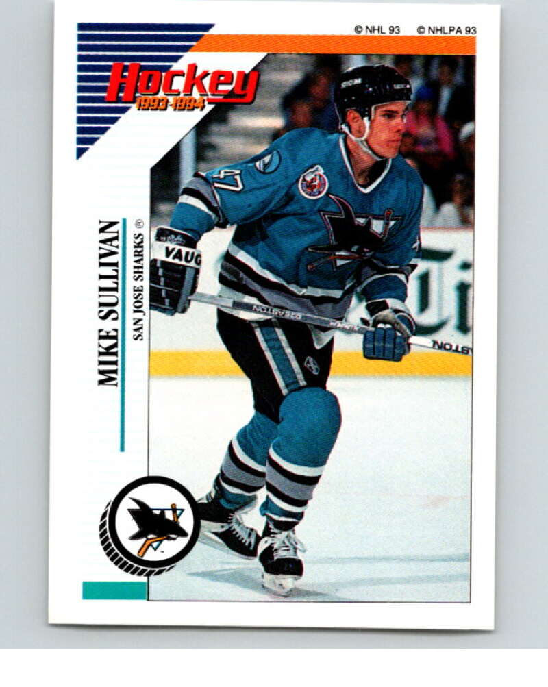 1993-94 Panini Stickers Hockey  #262 Mike Sullivan  San Jose Sharks  V83927 Image 1