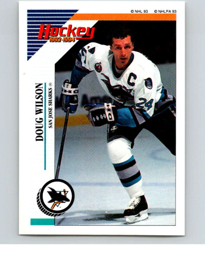 1993-94 Panini Stickers Hockey  #264 Doug Wilson  San Jose Sharks  V83935 Image 1