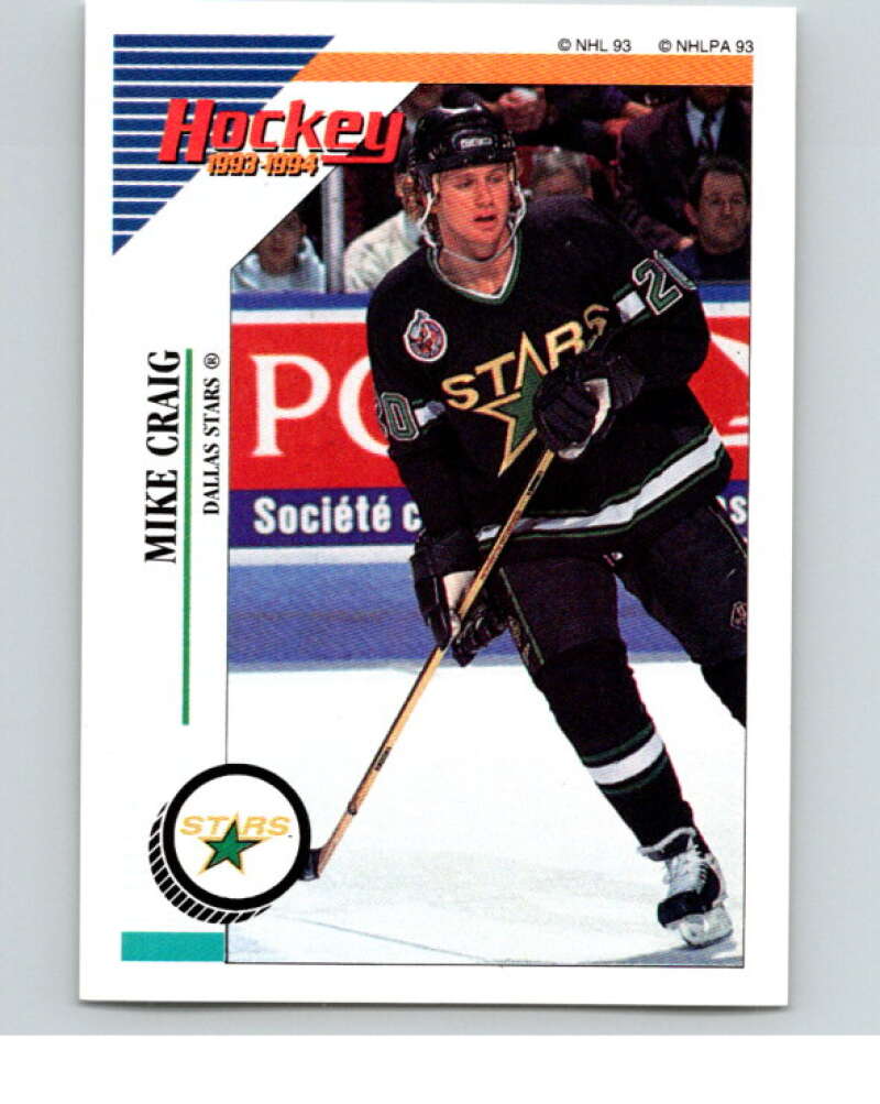 1993-94 Panini Stickers Hockey  #271 Mike Craig  Dallas Stars  V83949 Image 1