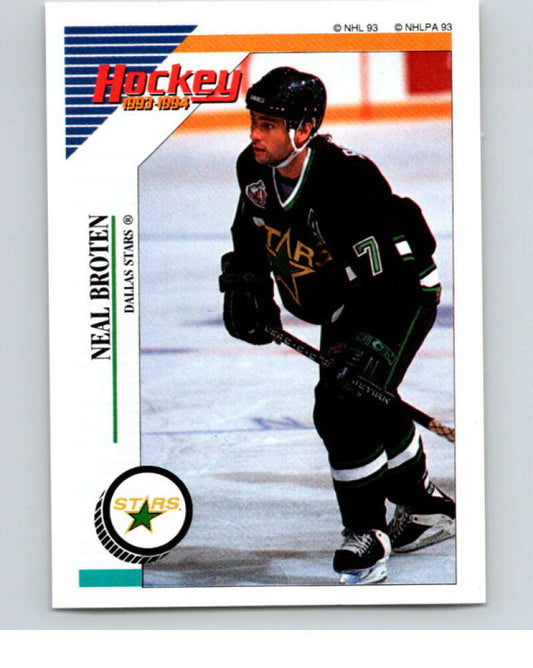 1993-94 Panini Stickers Hockey  #272 Neal Broten  Dallas Stars  V83951 Image 1