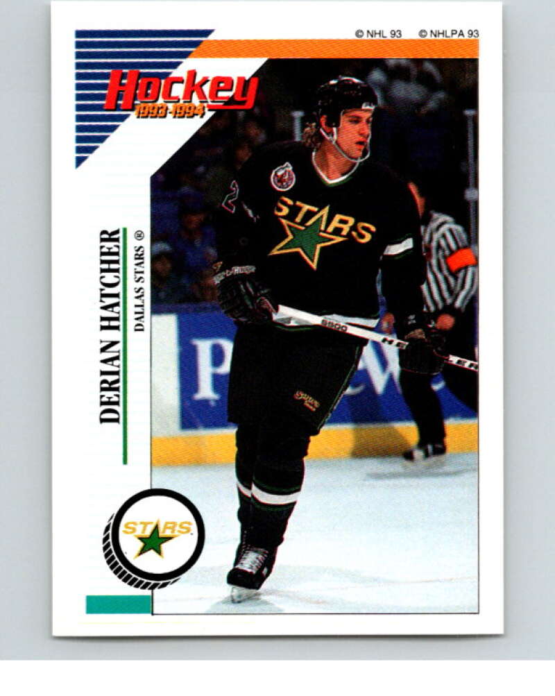 1993-94 Panini Stickers Hockey  #274 Derian Hatcher  Dallas Stars  V83961 Image 1