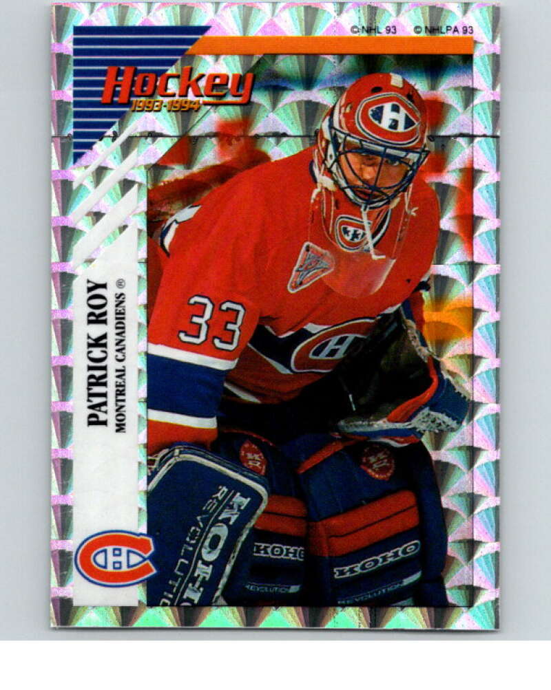 1993-94 Panini Stickers Hockey  #B Patrick Roy  Montreal Canadiens  V83973 Image 1