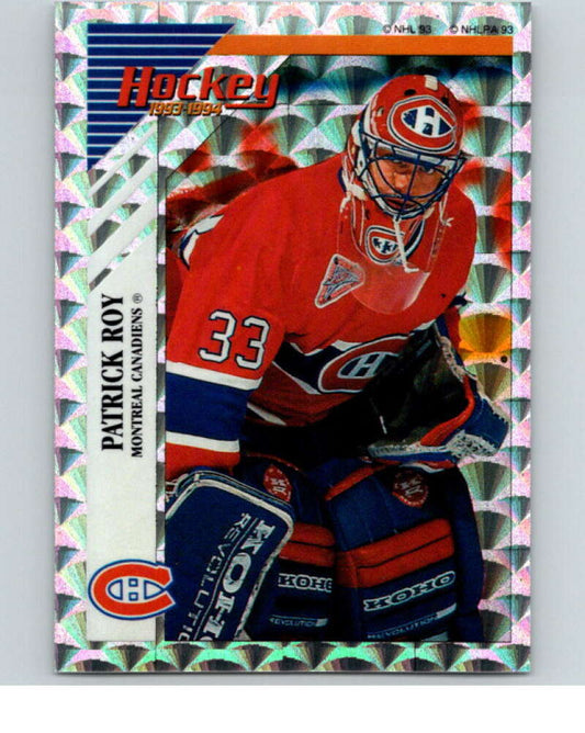 1993-94 Panini Stickers Hockey  #B Patrick Roy  Montreal Canadiens  V83974 Image 1