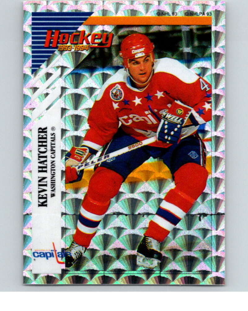 1993-94 Panini Stickers Hockey  #C Kevin Hatcher  Washington Capitals  V83977 Image 1