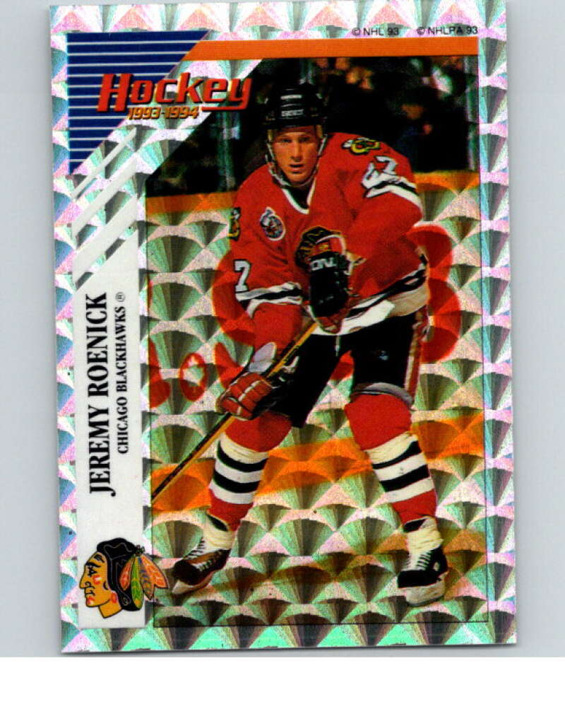 1993-94 Panini Stickers Hockey  #M Jeremy Roenick  Chicago Blackhawks  V84010 Image 1