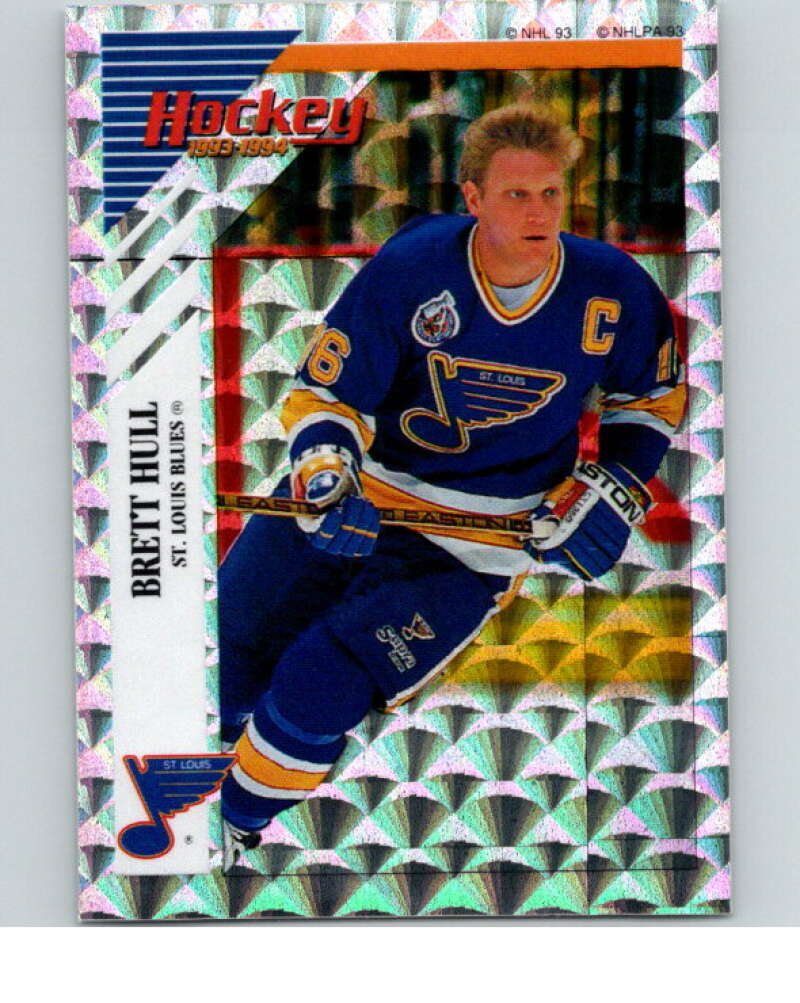 1993-94 Panini Stickers Hockey  #N Brett Hull  St. Louis Blues  V84013 Image 1