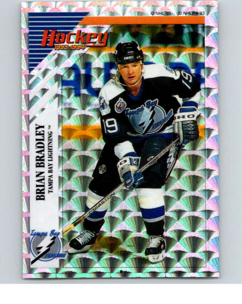 1993-94 Panini Stickers Hockey  #S Brian Bradley  Tampa Bay Lightning  V84021 Image 1