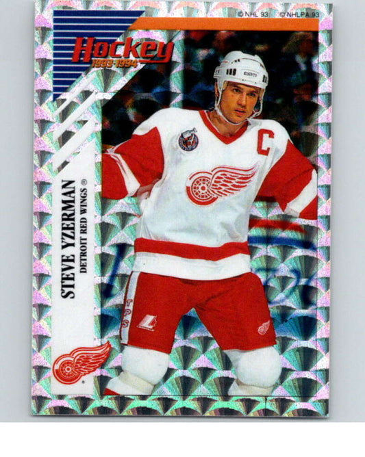 1993-94 Panini Stickers Hockey  #V Steve Yzerman  Detroit Red Wings  V84035 Image 1