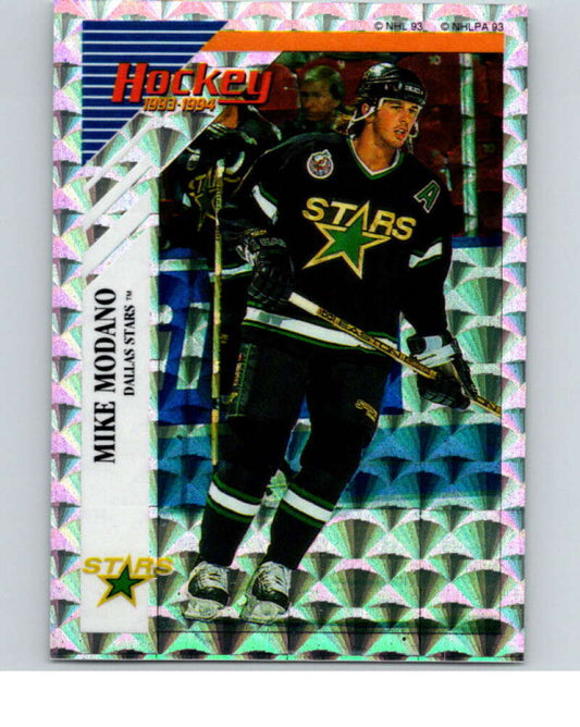 1993-94 Panini Stickers Hockey  #X Mike Modano  Dallas Stars  V84040 Image 1