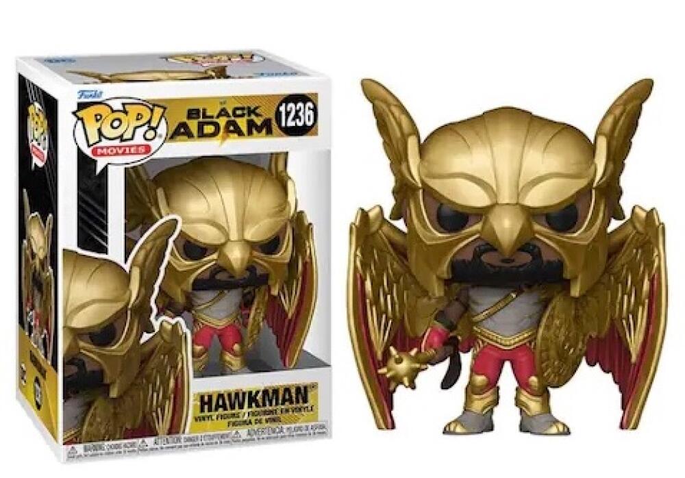 Funko Pop - 1236 Movies - Black Adam - Hawkman Vinyl Figure  Image 1