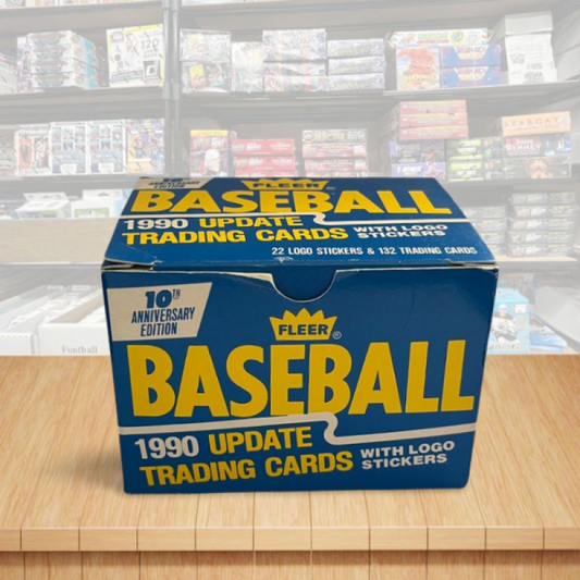 1990 Fleer Update Baseball Complete Boxed Card Set 1-132 Image 1