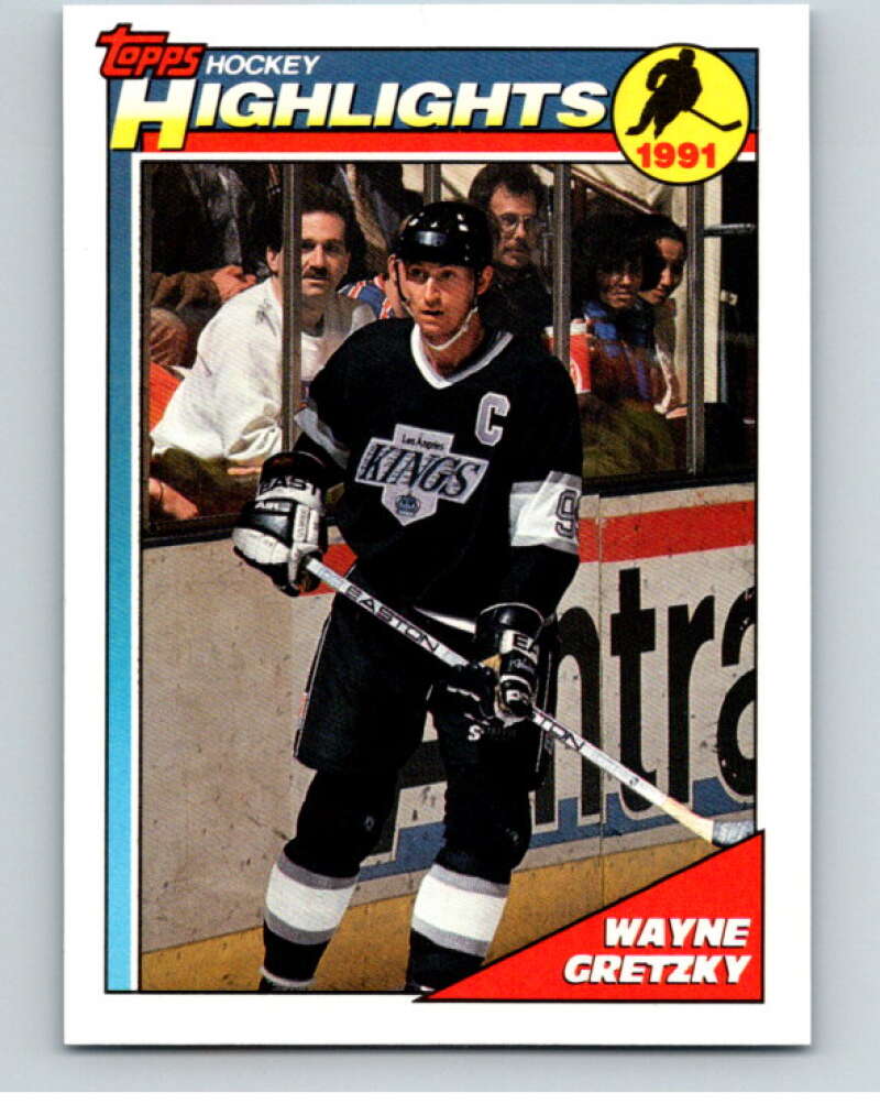 1991-92 O-Pee-Chee #201 Wayne Gretzky HL  Los Angeles Kings  V84093 Image 1