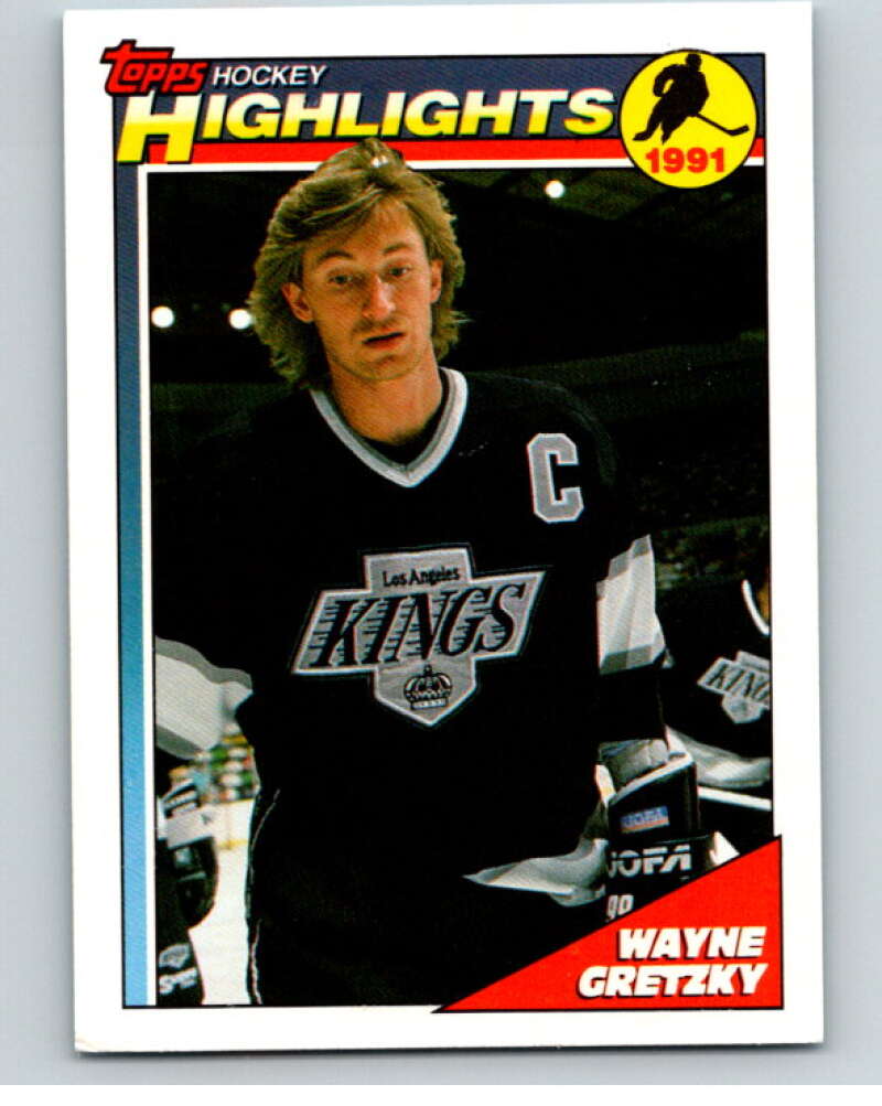 1991-92 O-Pee-Chee #524 Wayne Gretzky HL  Los Angeles Kings  V84114 Image 1