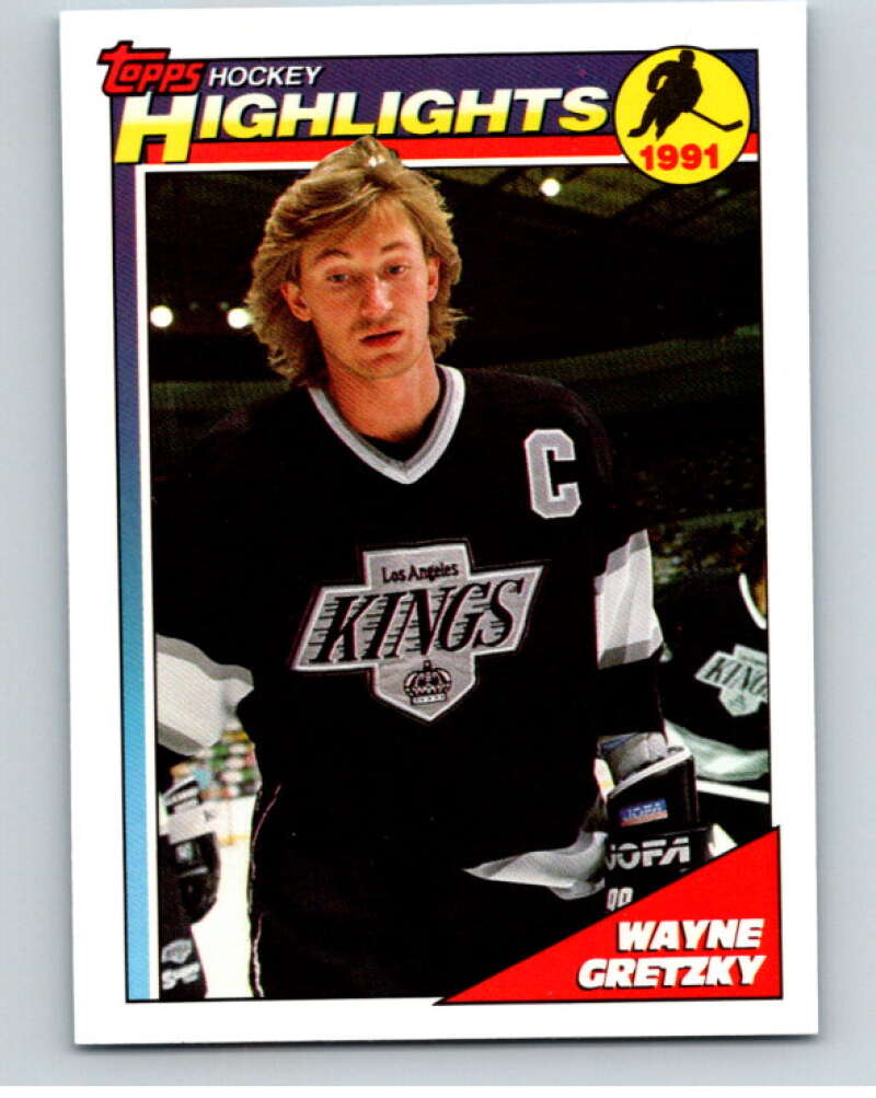 1991-92 O-Pee-Chee #524 Wayne Gretzky HL  Los Angeles Kings  V84115 Image 1