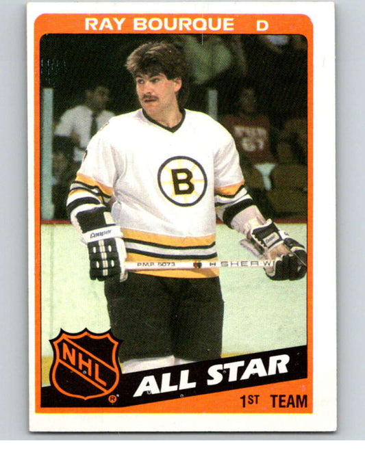 1984-85 Topps #157 Ray Bourque AS Boston Bruins  V84119 Image 1