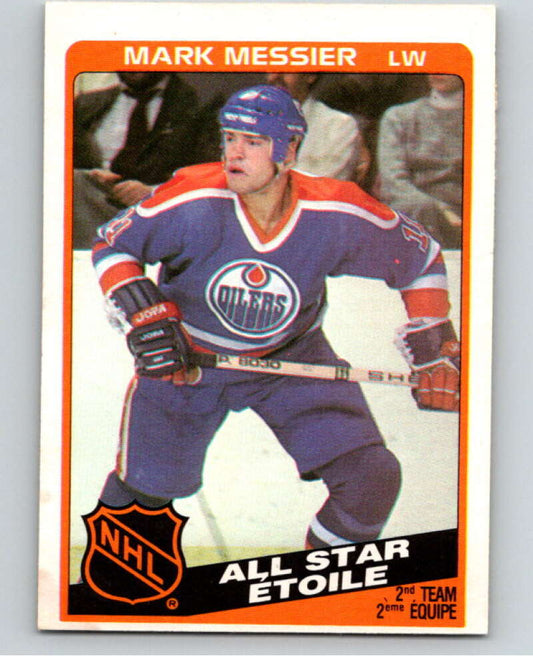 1984-85 O-Pee-Chee #213 Mark Messier AS  Edmonton Oilers  V84120 Image 1