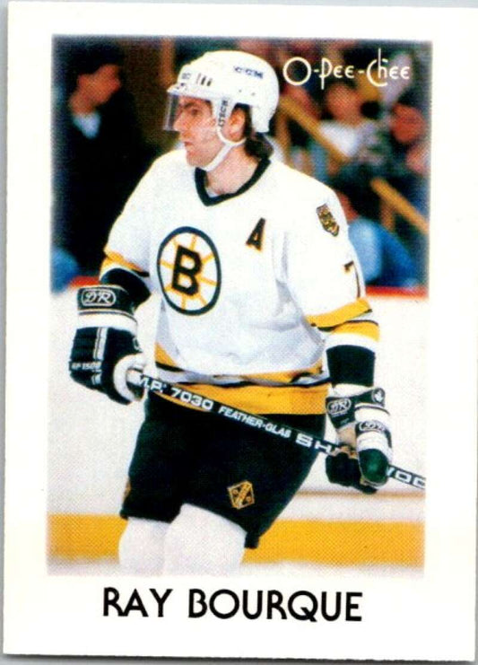 1987-88 O-Pee-Chee Minis #4 Ray Bourque  Boston Bruins  V84152 Image 1