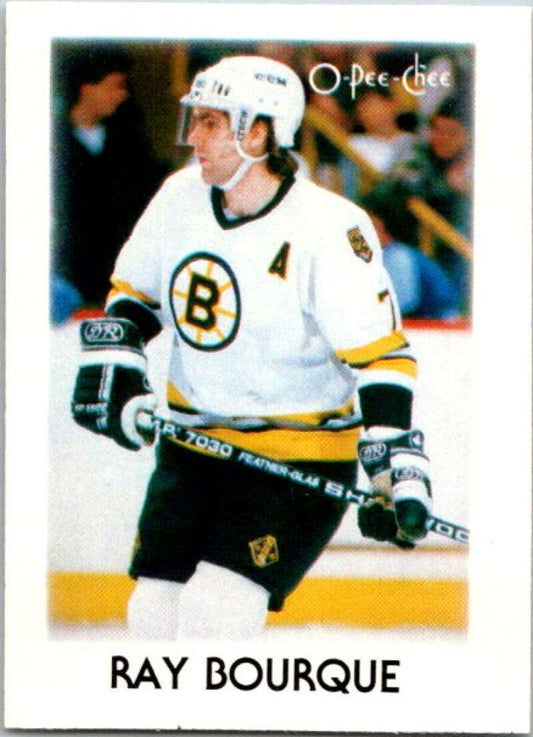 1987-88 O-Pee-Chee Minis #4 Ray Bourque  Boston Bruins  V84153 Image 1