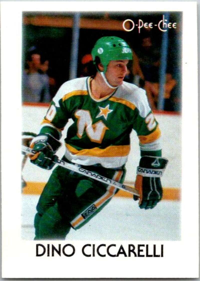 1987-88 O-Pee-Chee Minis #7 Dino Ciccarelli  Minnesota North Stars  V84171 Image 1