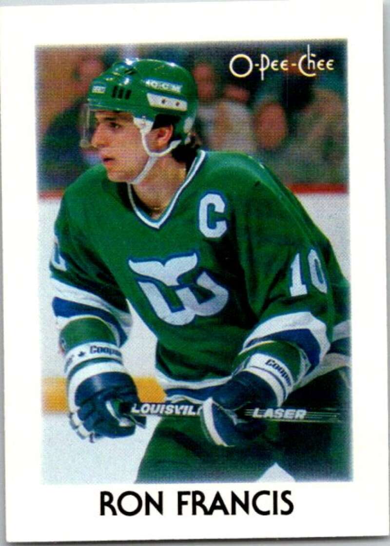 1987-88 O-Pee-Chee Minis #10 Ron Francis  Hartford Whalers  V84191 Image 1
