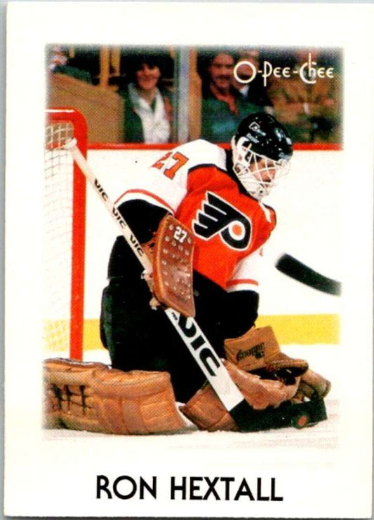 1987-88 O-Pee-Chee Minis #16 Ron Hextall  Philadelphia Flyers  V84220 Image 1