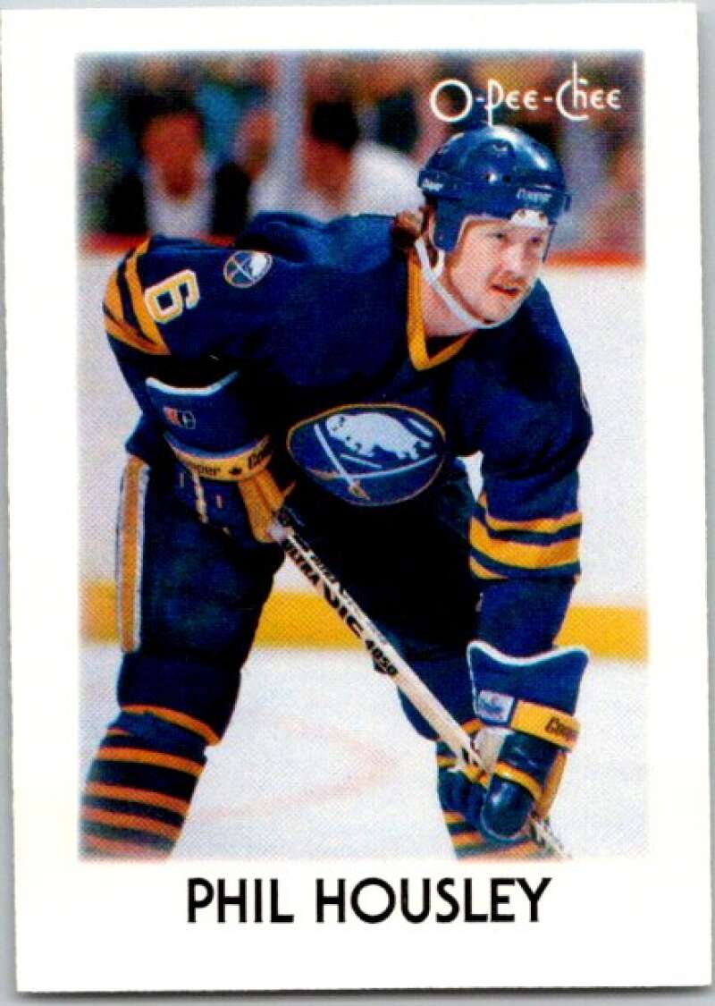 1987-88 O-Pee-Chee Minis #17 Phil Housley  Buffalo Sabres  V84221 Image 1