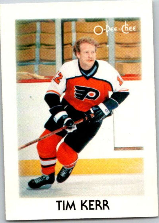 1987-88 O-Pee-Chee Minis #20 Tim Kerr  Philadelphia Flyers  V84241 Image 1
