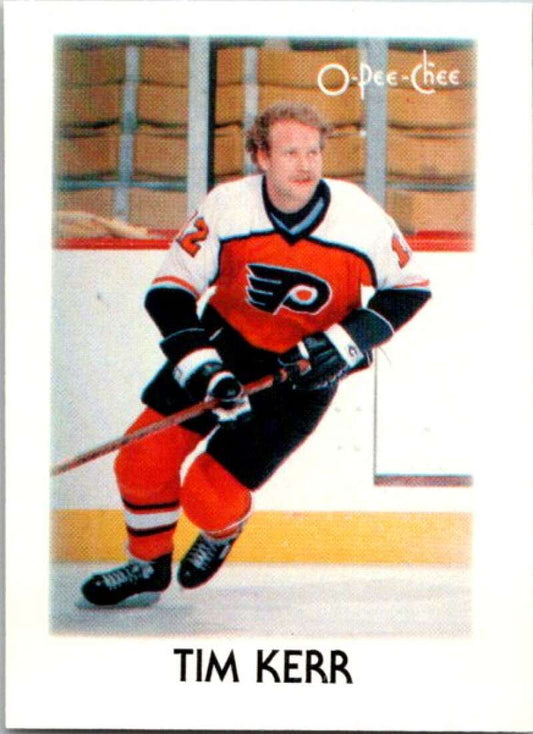 1987-88 O-Pee-Chee Minis #20 Tim Kerr  Philadelphia Flyers  V84242 Image 1