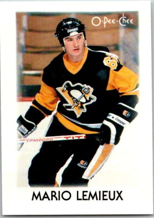 1987-88 O-Pee-Chee Minis #23 Mario Lemieux  Pittsburgh Penguins  V84250 Image 1