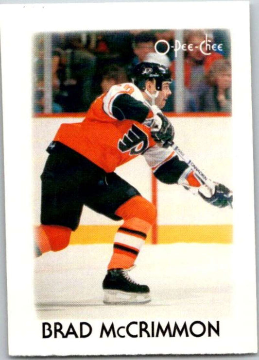 1987-88 O-Pee-Chee Minis #27 Brad McCrimmon  Philadelphia Flyers  V84279 Image 1