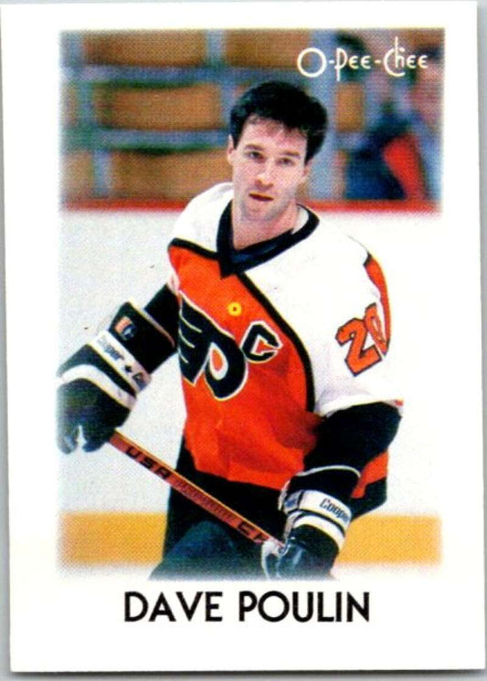 1987-88 O-Pee-Chee Minis #32 Dave Poulin  Philadelphia Flyers  V84295 Image 1