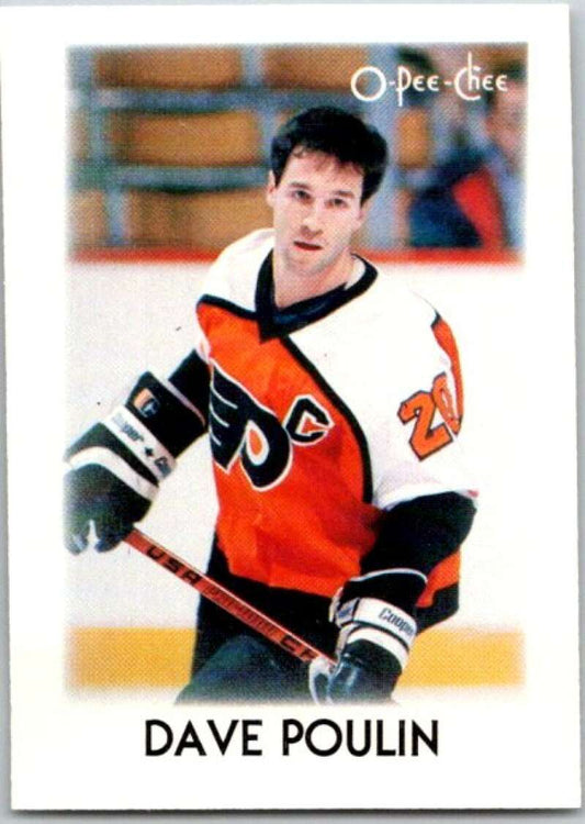1987-88 O-Pee-Chee Minis #32 Dave Poulin  Philadelphia Flyers  V84296 Image 1
