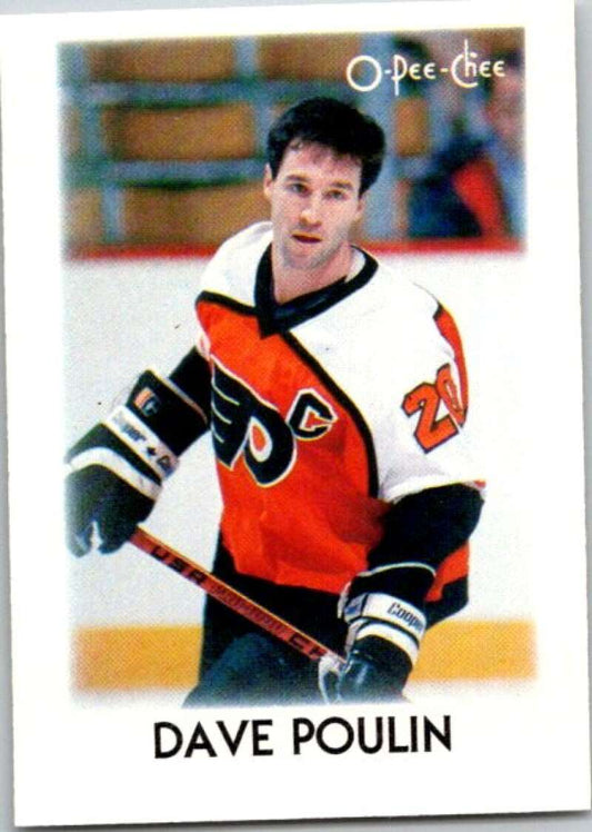 1987-88 O-Pee-Chee Minis #32 Dave Poulin  Philadelphia Flyers  V84300 Image 1