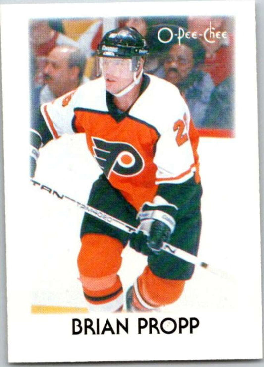 1987-88 O-Pee-Chee Minis #33 Brian Propp  Philadelphia Flyers  V84303 Image 1