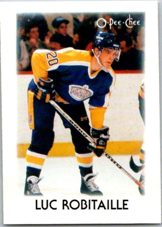 1987-88 O-Pee-Chee Minis #35 Luc Robitaille  Los Angeles Kings  V84315 Image 1