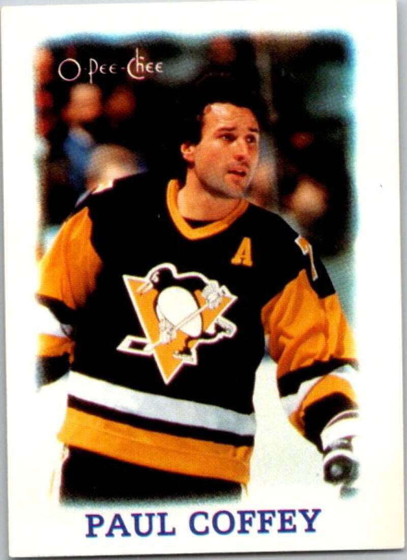1988-89 O-Pee-Chee Minis #6 Paul Coffey  Pittsburgh Penguins  V84367 Image 1