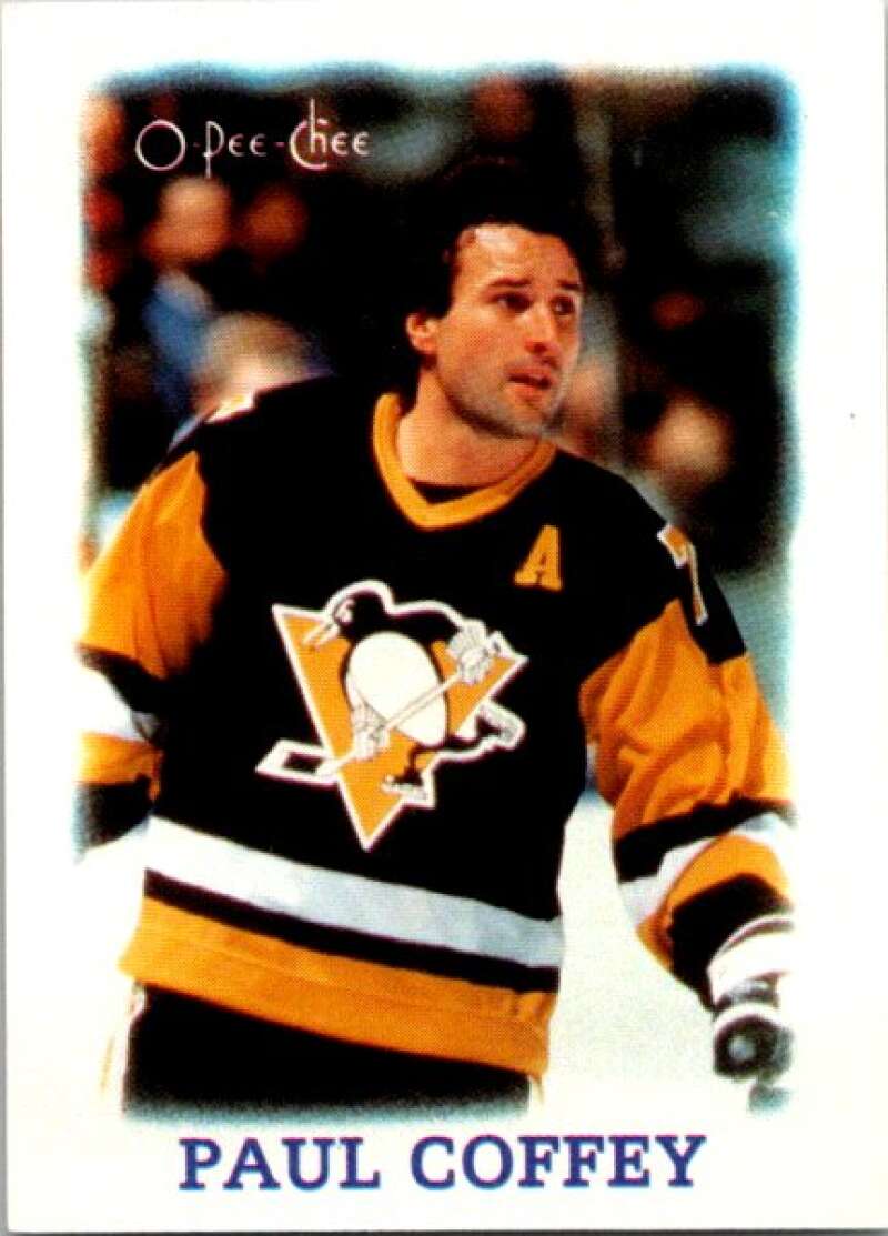 1988-89 O-Pee-Chee Minis #6 Paul Coffey  Pittsburgh Penguins  V84368 Image 1