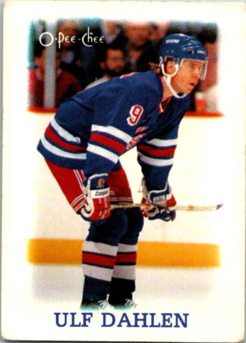 1988-89 O-Pee-Chee Minis #7 Ulf Dahlen  New York Rangers  V84369 Image 1