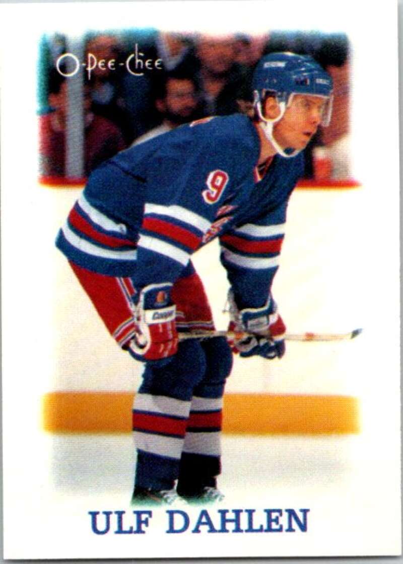 1988-89 O-Pee-Chee Minis #7 Ulf Dahlen  New York Rangers  V84370 Image 1