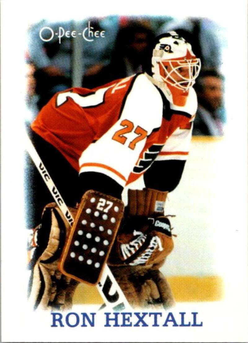 1988-89 O-Pee-Chee Minis #14 Ron Hextall  Philadelphia Flyers  V84389 Image 1