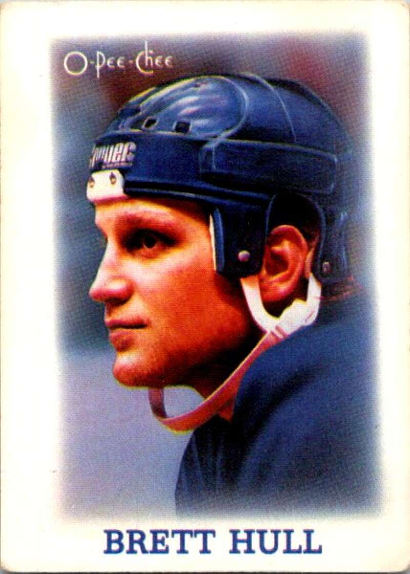 1988-89 O-Pee-Chee Minis #16 Brett Hull  St. Louis Blues  V84397 Image 1