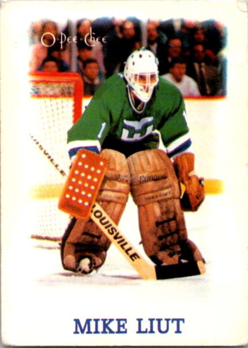 1988-89 O-Pee-Chee Minis #20 Mike Liut  Hartford Whalers  V84408 Image 1
