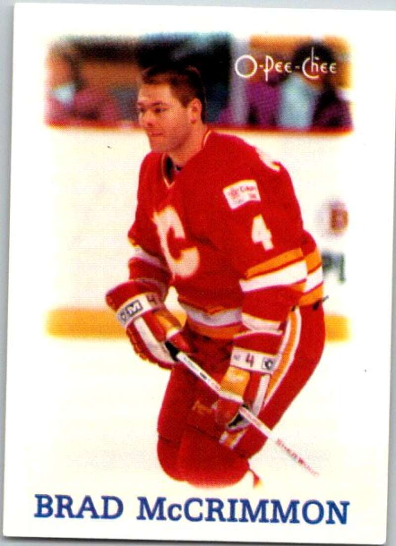 1988-89 O-Pee-Chee Minis #24 Brad McCrimmon  Calgary Flames  V84426 Image 1