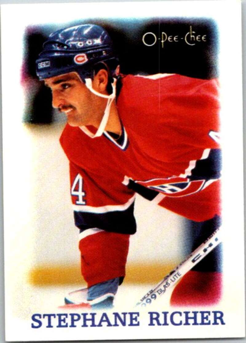 1988-89 O-Pee-Chee Minis #31 Stephane Richer  Montreal Canadiens  V84441 Image 1