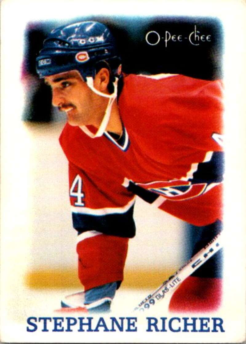 1988-89 O-Pee-Chee Minis #31 Stephane Richer  Montreal Canadiens  V84442 Image 1