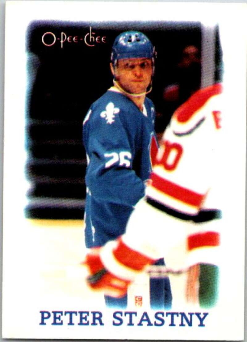 1988-89 O-Pee-Chee Minis #37 Peter Stastny  Quebec Nordiques  V84458 Image 1