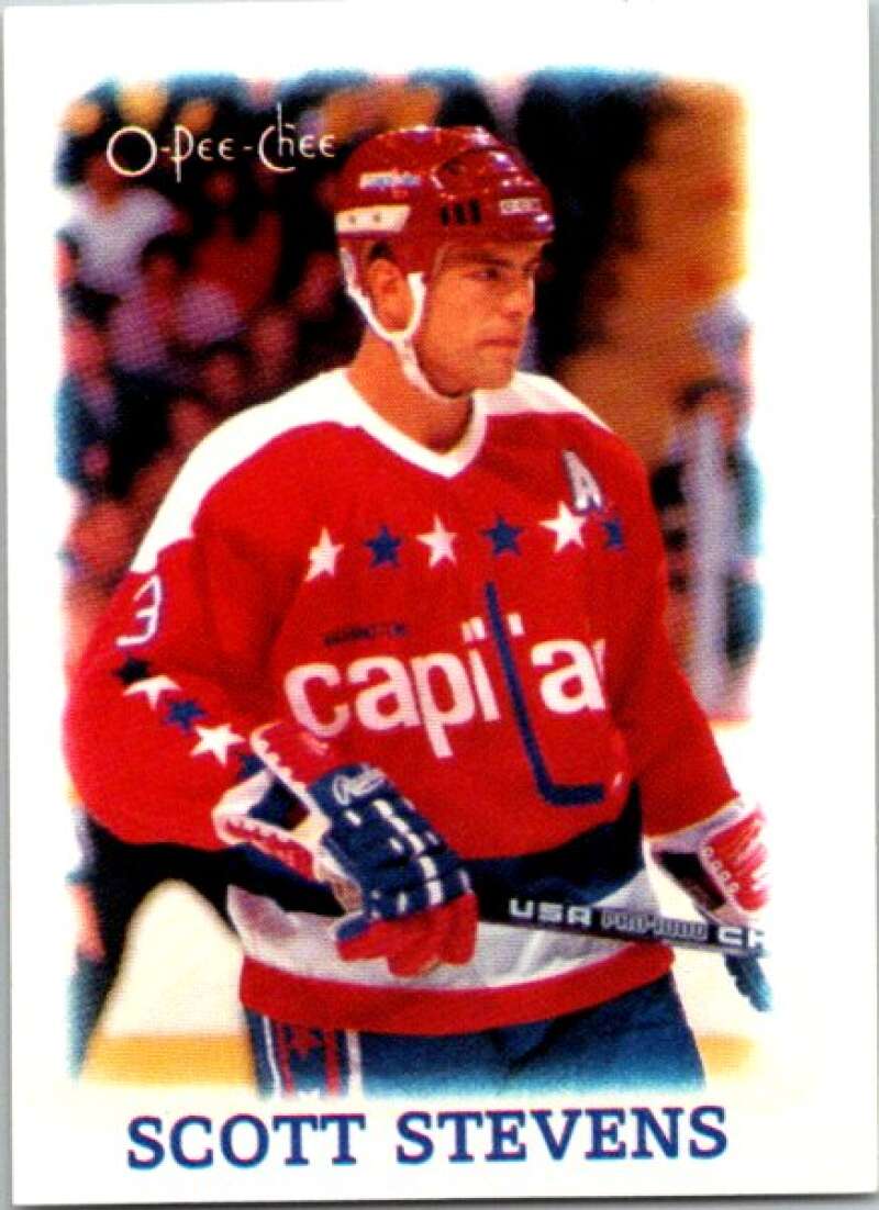 1988-89 O-Pee-Chee Minis #39 Scott Stevens  Washington Capitals  V84463 Image 1
