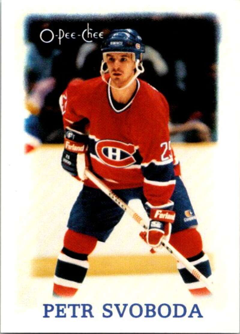 1988-89 O-Pee-Chee Minis #41 Petr Svoboda  Montreal Canadiens  V84468 Image 1