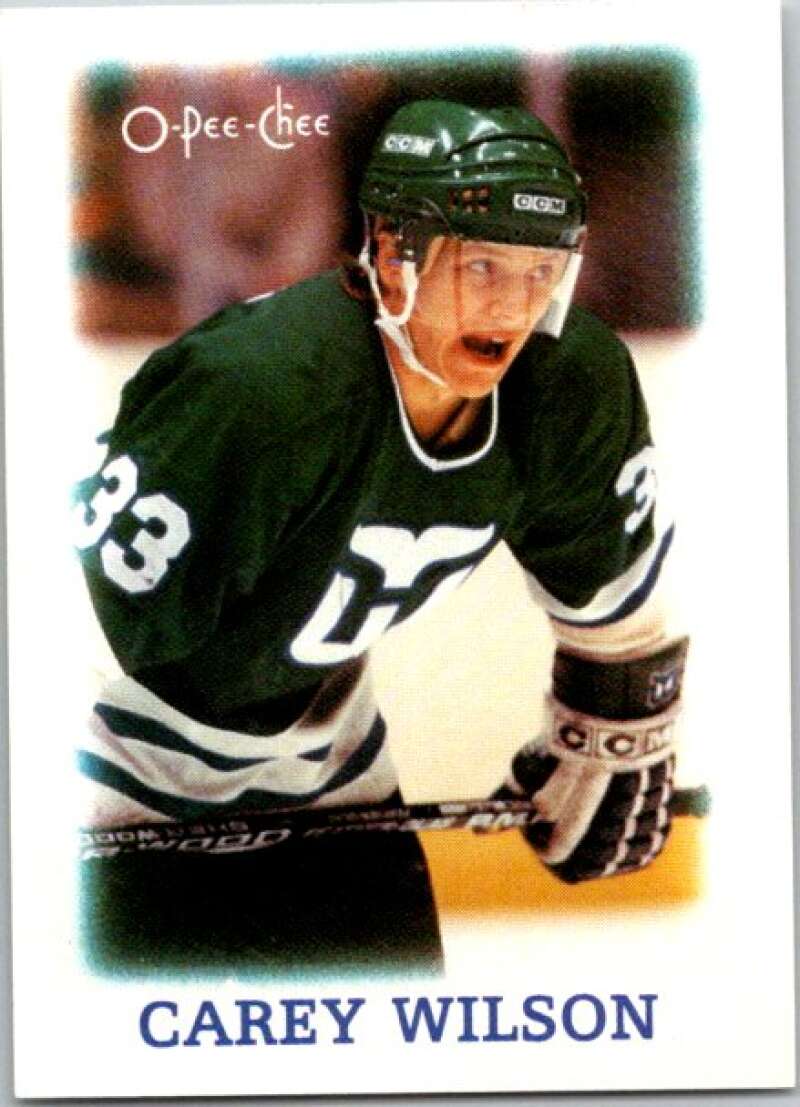 1988-89 O-Pee-Chee Minis #45 Carey Wilson  Hartford Whalers  V84477 Image 1